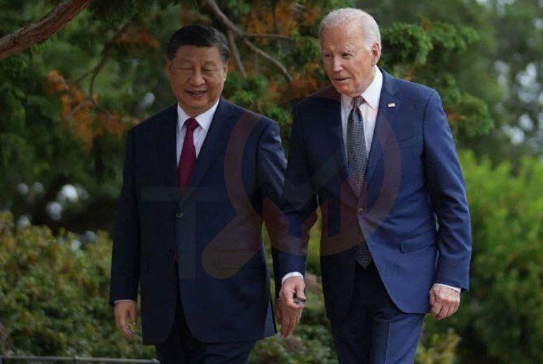 جو بایدن و رئیس جمهور چین